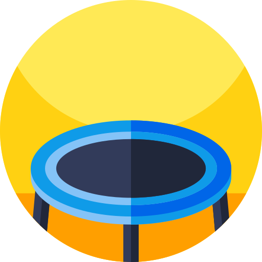 trampolín icono gratis