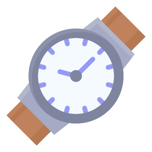 reloj de pulsera icono gratis