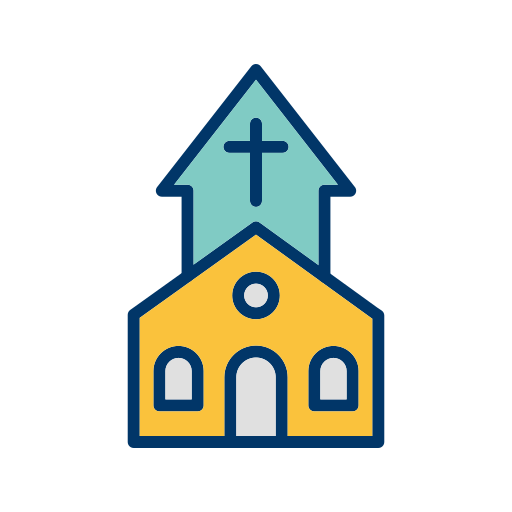 Église Icône gratuit Église Icône gratuit