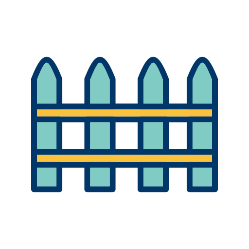 Fence free icon Fence free icon