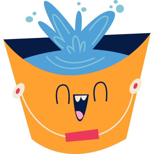 seau d'eau gratuit sticker seau d'eau gratuit sticker