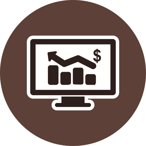 gráfico de negocios icono gratis