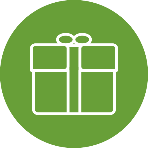 caja de regalo icono gratis