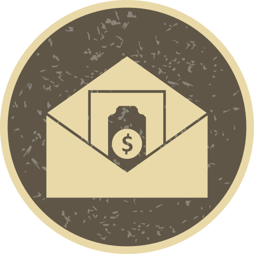 Sending money free icon