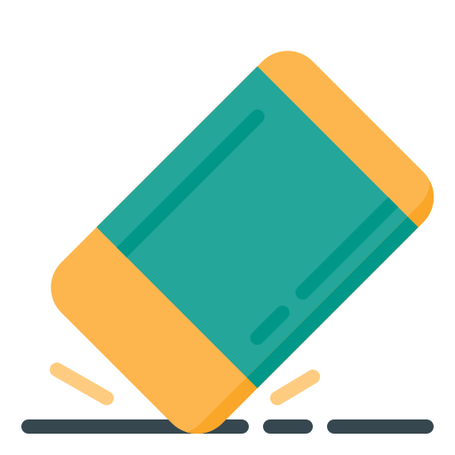 Eraser free icon Eraser free icon