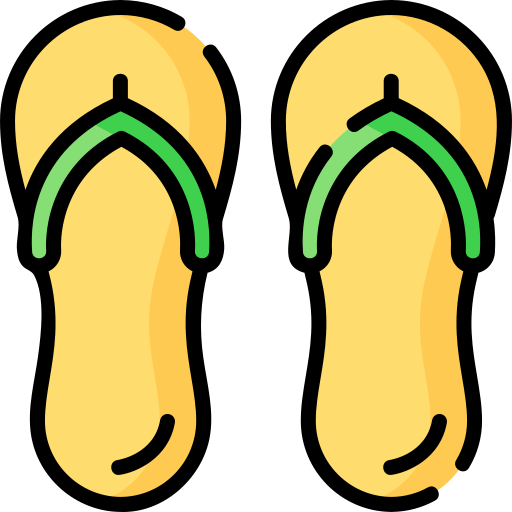 chancletas icono gratis