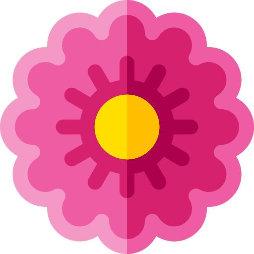 Flower Basic Rounded Flat icon