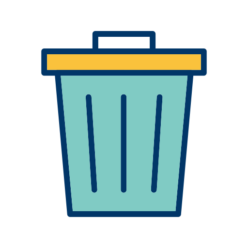 papelera de reciclaje icono gratis