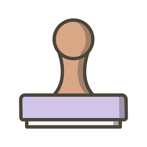 estampilla icono gratis