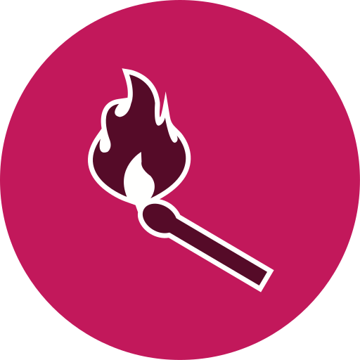 Burn free icon Burn free icon