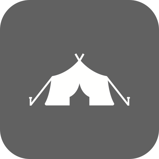 acampar icono gratis