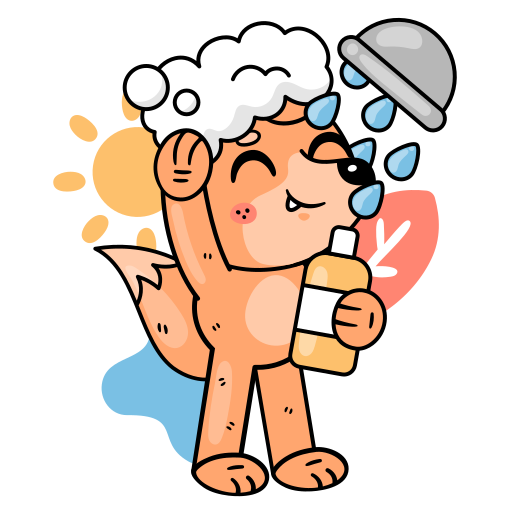 Shower free sticker Shower free sticker