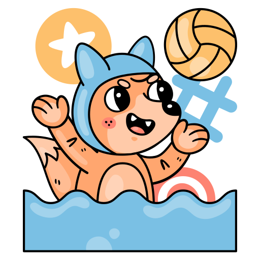 Waterpolo free sticker