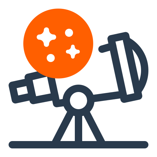 Telescope free icon