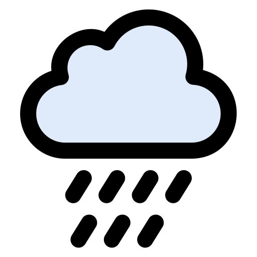 lluvia icono gratis