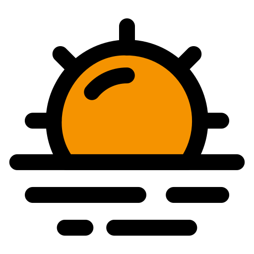 atardecer icono gratis