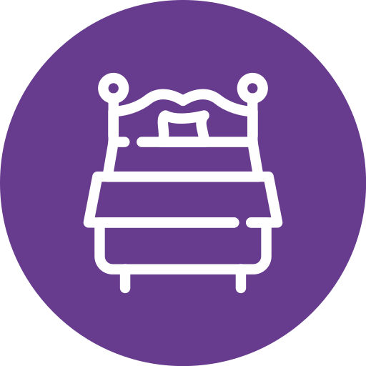 cama matrimonial icono gratis