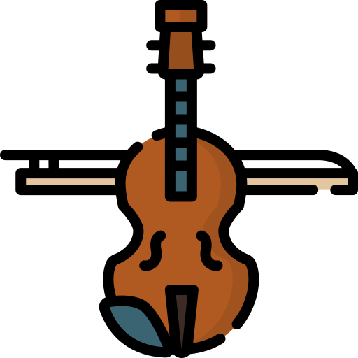 violín icono gratis