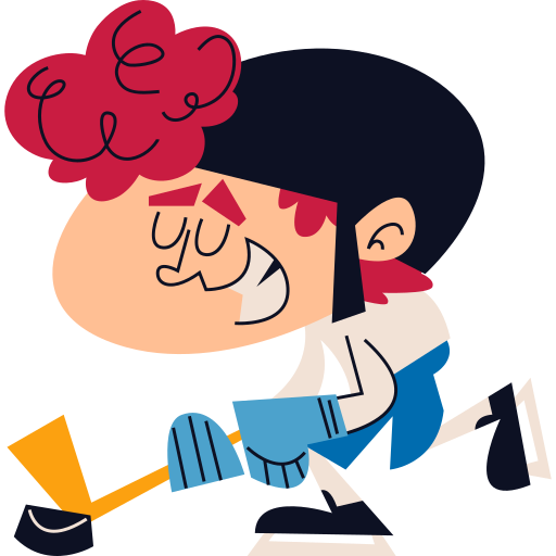 Hockey free sticker