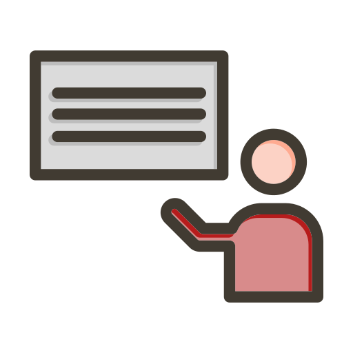 presentación icono gratis