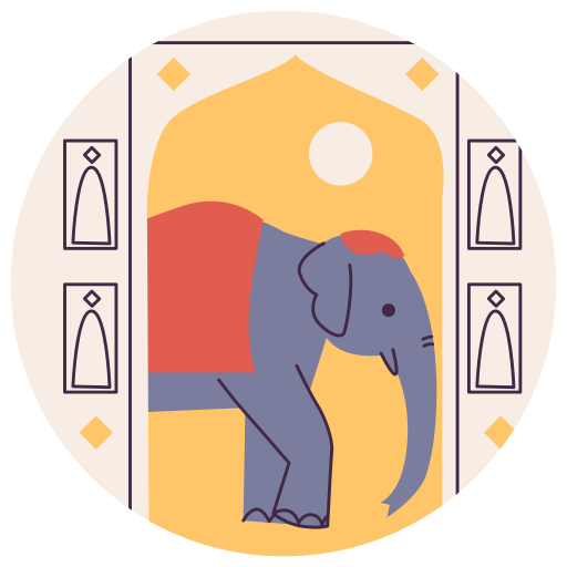 Elephant free sticker Elephant free sticker