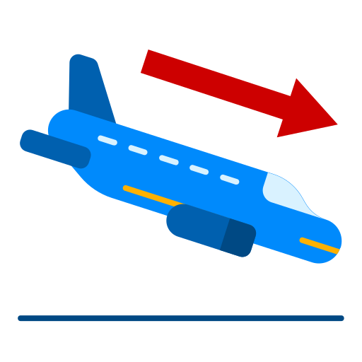 avión icono gratis