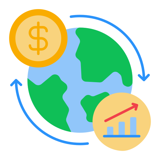 economía icono gratis