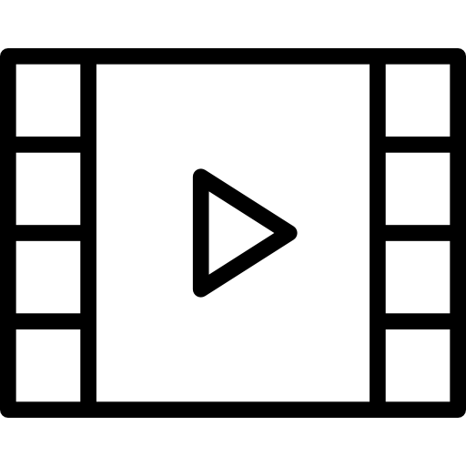 reproductor de video icono gratis