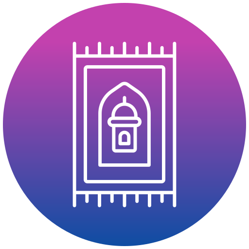 alfombra de rezo icono gratis