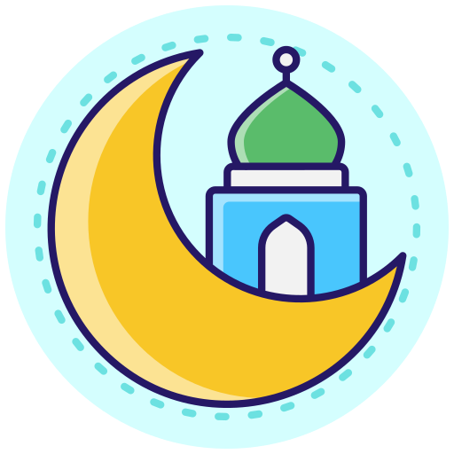 celebración del eid icono gratis