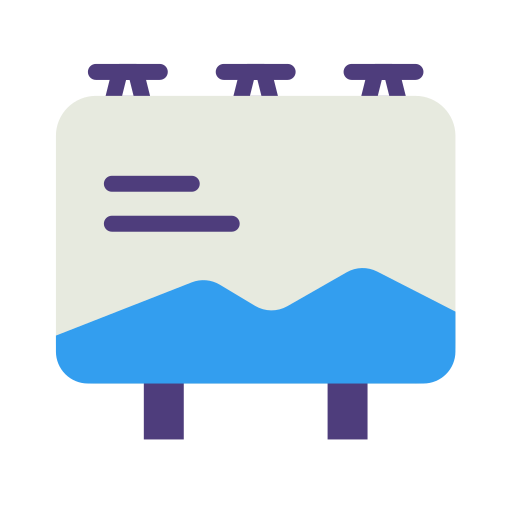Signboard free icon Signboard free icon
