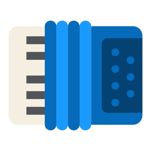 acordeon piano icono gratis