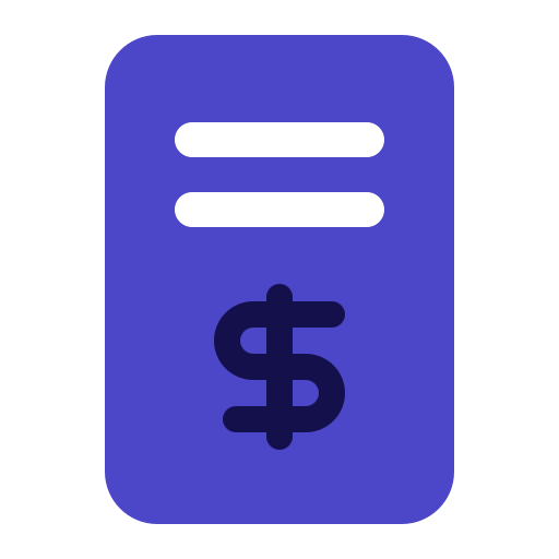 Bill free icon