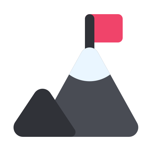 montañas icono gratis