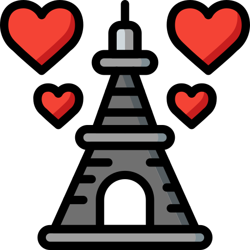 Eiffel tower Basic Miscellany Lineal Color icon