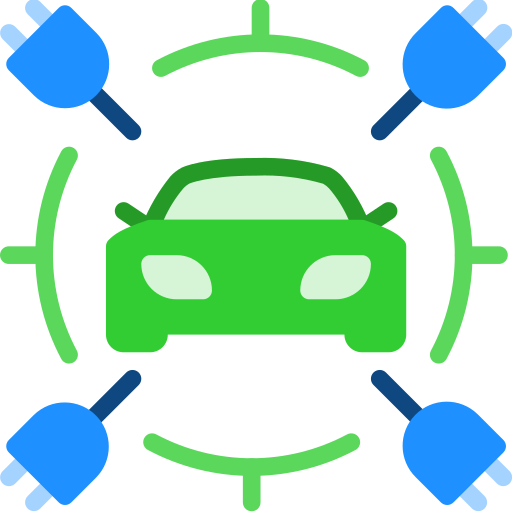 Electric car Berkahicon Flat icon