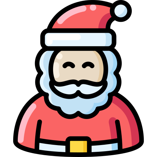 papá noel icono gratis