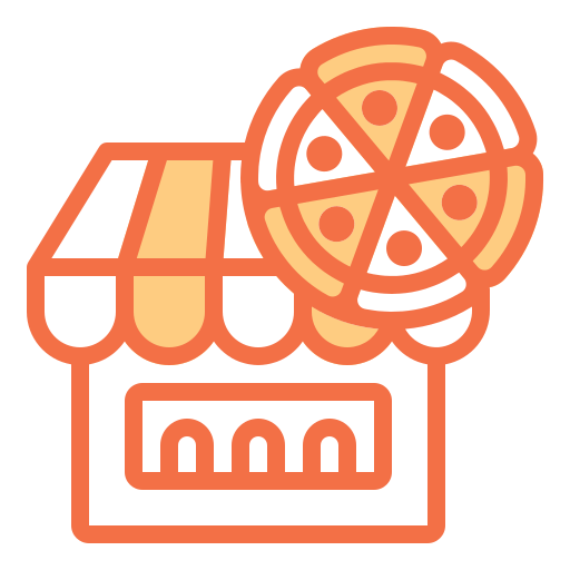 Pizzería icono gratis