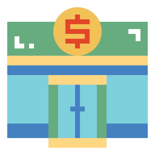 Bank free icon