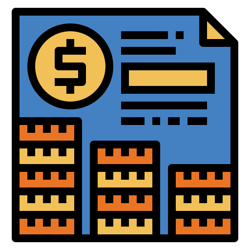 Presupuesto icono gratis