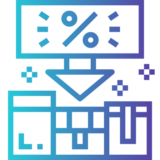 Desconto grátis ícone