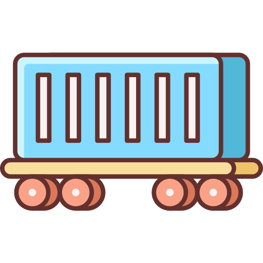 Tren de mercancía icono gratis