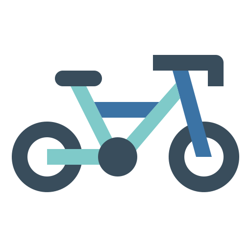 Bycicle Smalllikeart Flat icon