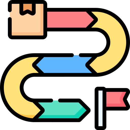 Road map free icon