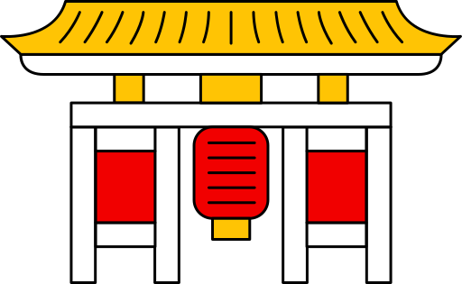 templo de asakusa icono gratis