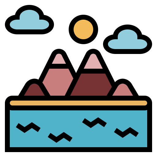ilha grátis ícone ilha grátis ícone