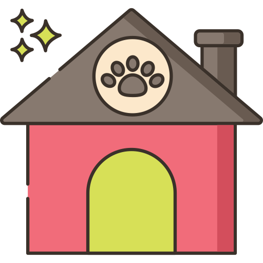 Casa del animal doméstico icono gratis