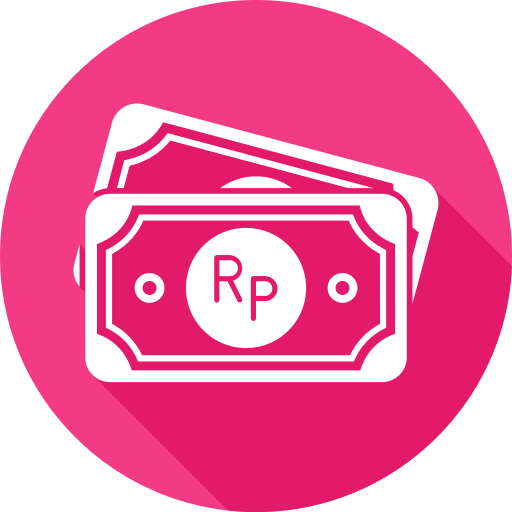 rupia indonesia icono gratis