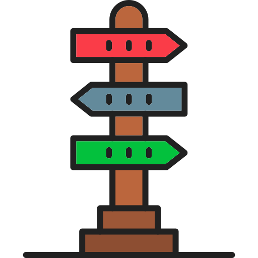 dirección icono gratis