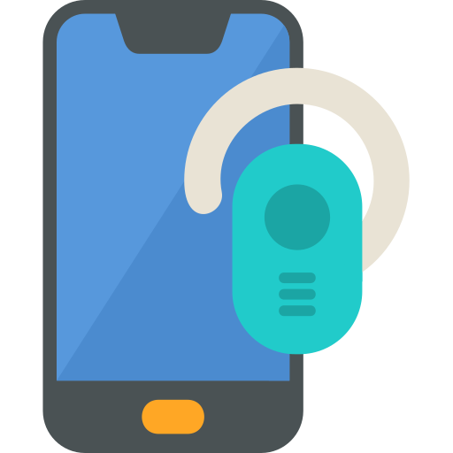 tecnologíabluetoothmanos libresauriculares icono gratis